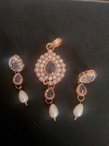 Elegant Pendant & Earring Set
