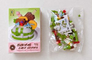 🍫🍈 Choco-Melon Cake Building Block Set