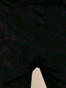 Straight Fit Full Length Black Pant With Pockets