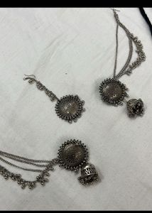 Stunning Oxidized Silver Jewellery Set