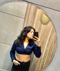 Shirt Style Crop Top