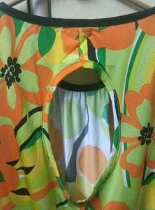 Vibrant Floral Tunic Top
