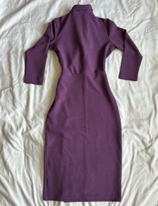 Purple Blazer Dress