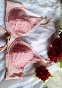Pink Mesh Bikini Set