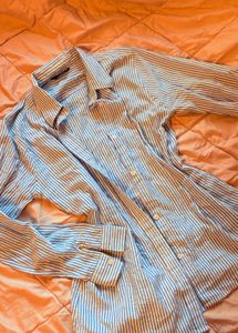 Blue Striped Women’s Casual Shirt