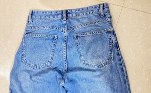 H&amp;M Sexy High-Waisted Wide-Leg Jeans