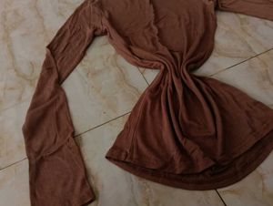 🎀BUY '1' GET '1' FREE Brown Long Sleeve Top