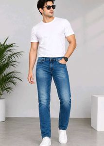 Men's Blue Slim Fit Jeans