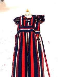 Striped Jumpsuit