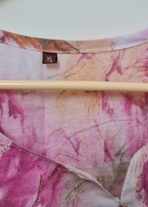 Pretty Pink Floral Print Kurta