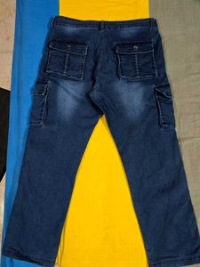 Classic Cargo Denim Jeans