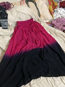 Boho Ombre Maxi Skirt
