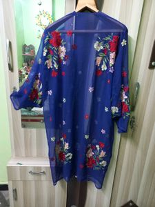 Hand-embroidered Shrug