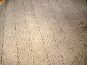 Beige Cable Knit Sweater