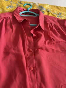 Formal Solid Shirt for ladies