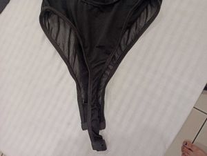 Sheer Black Bodysuit