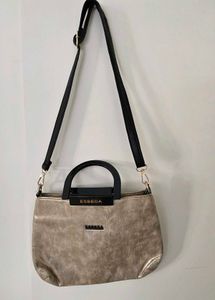 ESBEDA Textured Handbag with Detachable Strap