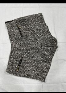 Tweed Zipper Pocket Shorts