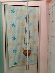 Hand Made By Me Pot Holder .(without Pot And Flowers)