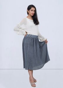 Pink Pleated Skirt