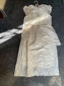 Elegant Cream Layered Dress