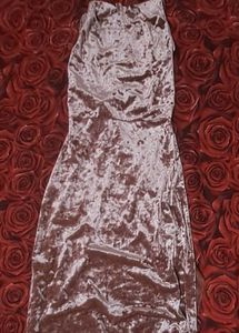 Velvet Wrap Dress