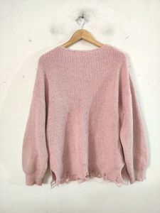 Pink Fine Knitted Sweater ( Women)