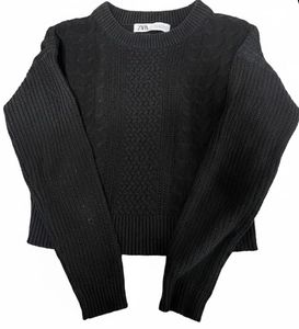 Zara Black Knit Sweater