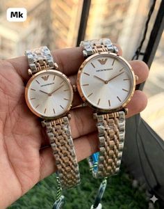 Emporio Armani Couple Watches Rose Gold