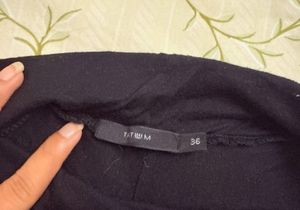 Black Drape Skirt