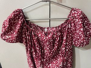 Floral Off-Shoulder Maxi Dress