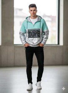 DOPE Color Block Pullover Jacket