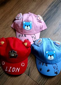 Cute Baby Caps - Set of 3