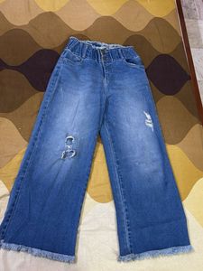 Distressed Flare Jeans