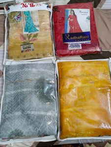 Bundle of 4 Sarees