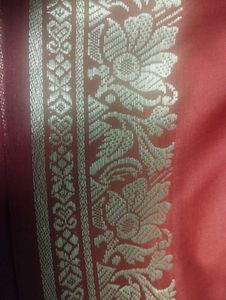 Elegant Silk Saree with Zari Border