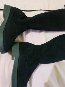 Black Knee-High Boots
