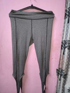 Grey Stirrup Leggings
