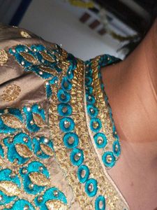 Beautiful Green Ethnic Traditional Dress Set