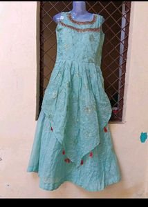 bust 42 Stunning Blue Ethnic Gown