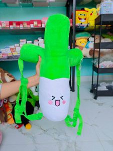Cute Radish Plush Backpack
