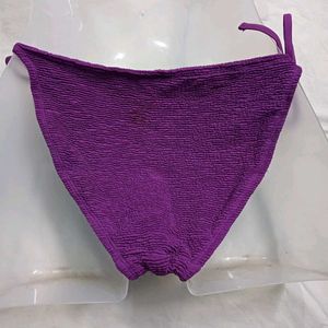 Textured ⚛️Purple Bikini Bottoms