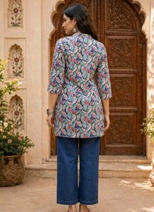 Printed Kurta Top