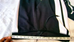 Black&amp; white nike bra with track pants