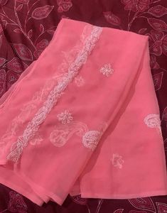 Pink Chikankari Kurta set