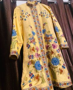 Kashmiri silk coat