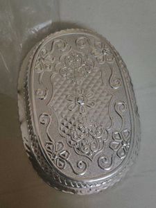 Ornate Silver Tray small lightweight