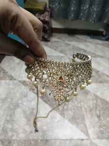 Elegant Pearl &amp; Crystal Choker Necklace