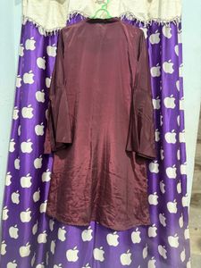 Maroon Coord set with Floral Embellishments