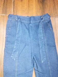 Denim Flare Pants